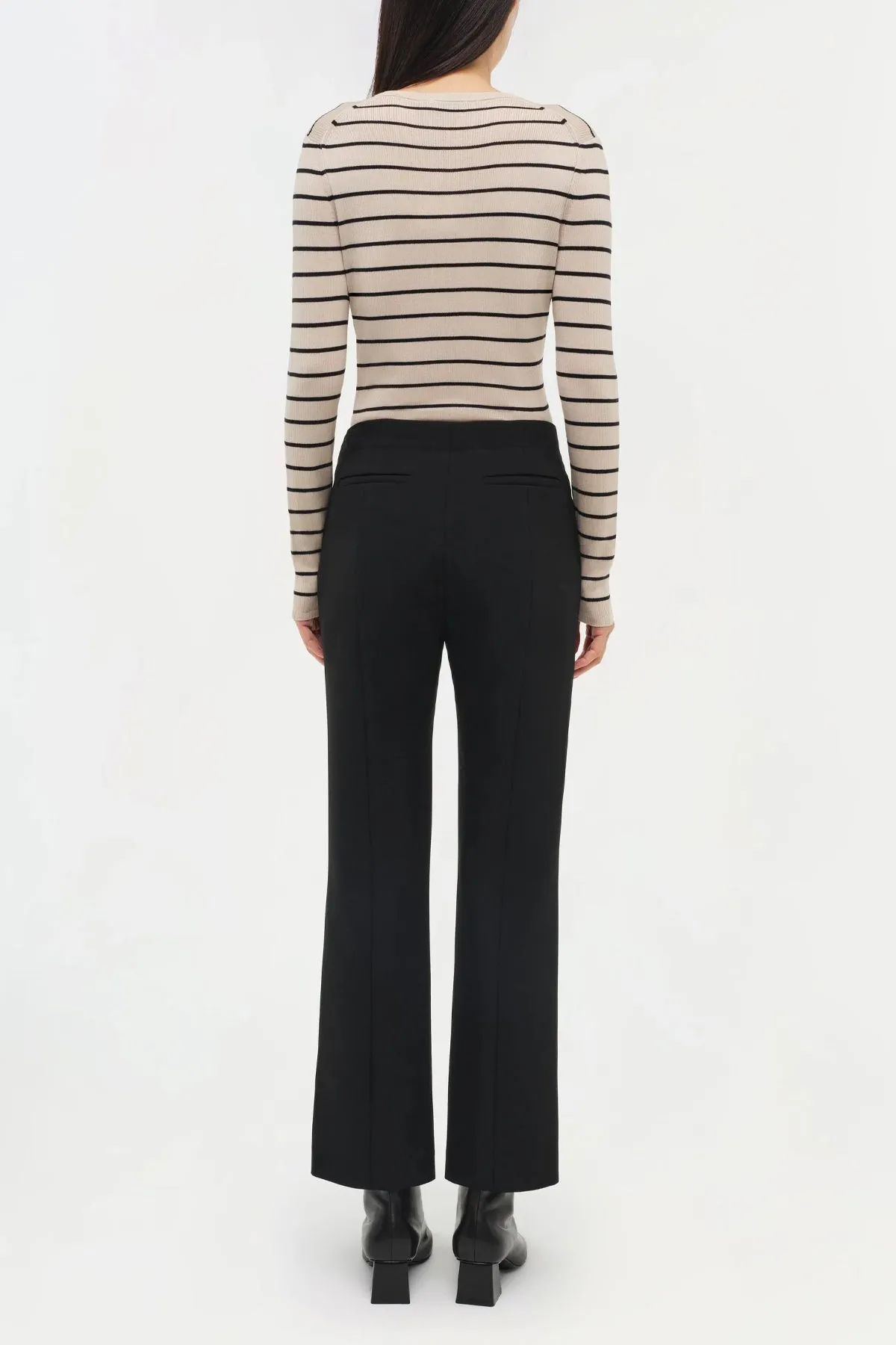 Mackenzie Straight Leg Pant in Black