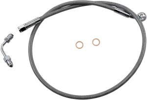 Magnum SSC1501-32 Clear Coated XR Stainless Upper Front Brake Line Kit - 32in. Total Length