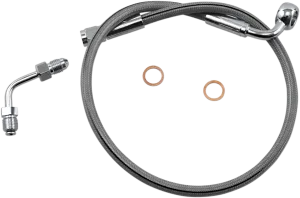 Magnum SSC1502-25 Clear Coated XR Stainless Upper Front Brake Line Kit - 23in. Total Length