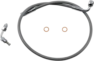 Magnum SSC1502-29 Clear Coated XR Stainless Upper Front Brake Line Kit - 29in. Total Length