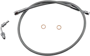 Magnum SSC1506-32 Clear Coated XR Stainless Upper Front Brake Line Kit - 32in. Total Length