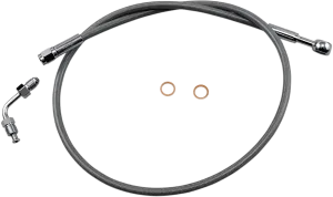 Magnum SSC1506-34 Clear Coated XR Stainless Upper Front Brake Line Kit - 34in. Total Length