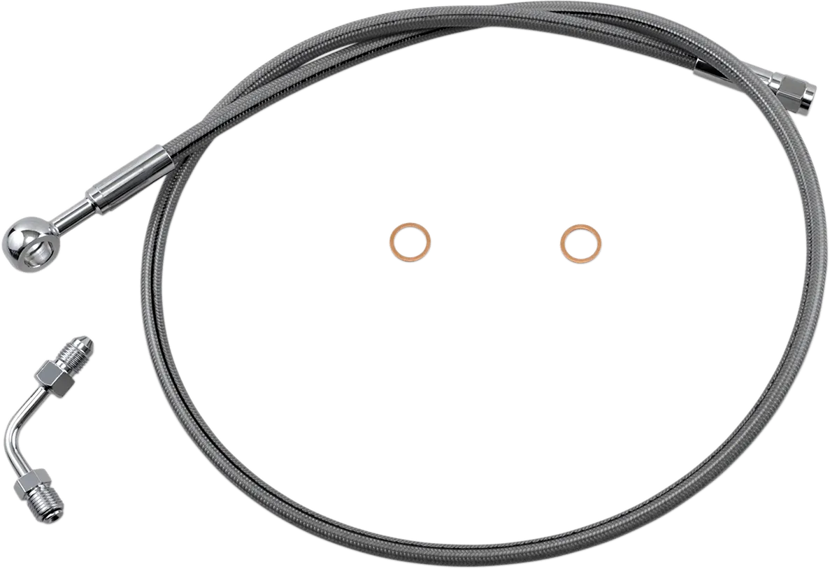 Magnum SSC1506-36 Clear Coated XR Stainless Upper Front Brake Line Kit - 36in. Total Length