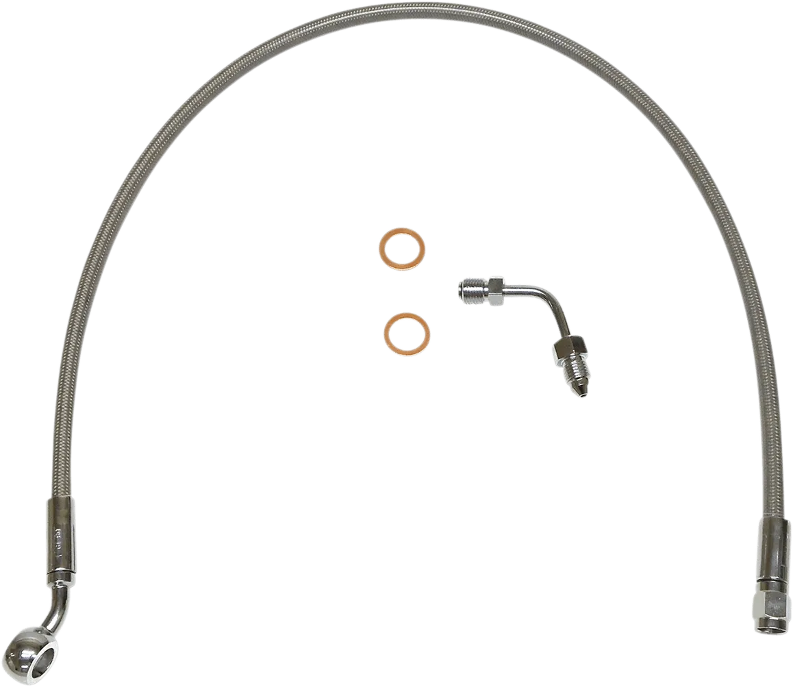 Magnum SSC1507-26 Clear Coated XR Stainless Upper Front Brake Line Kit - 22in. Total Length