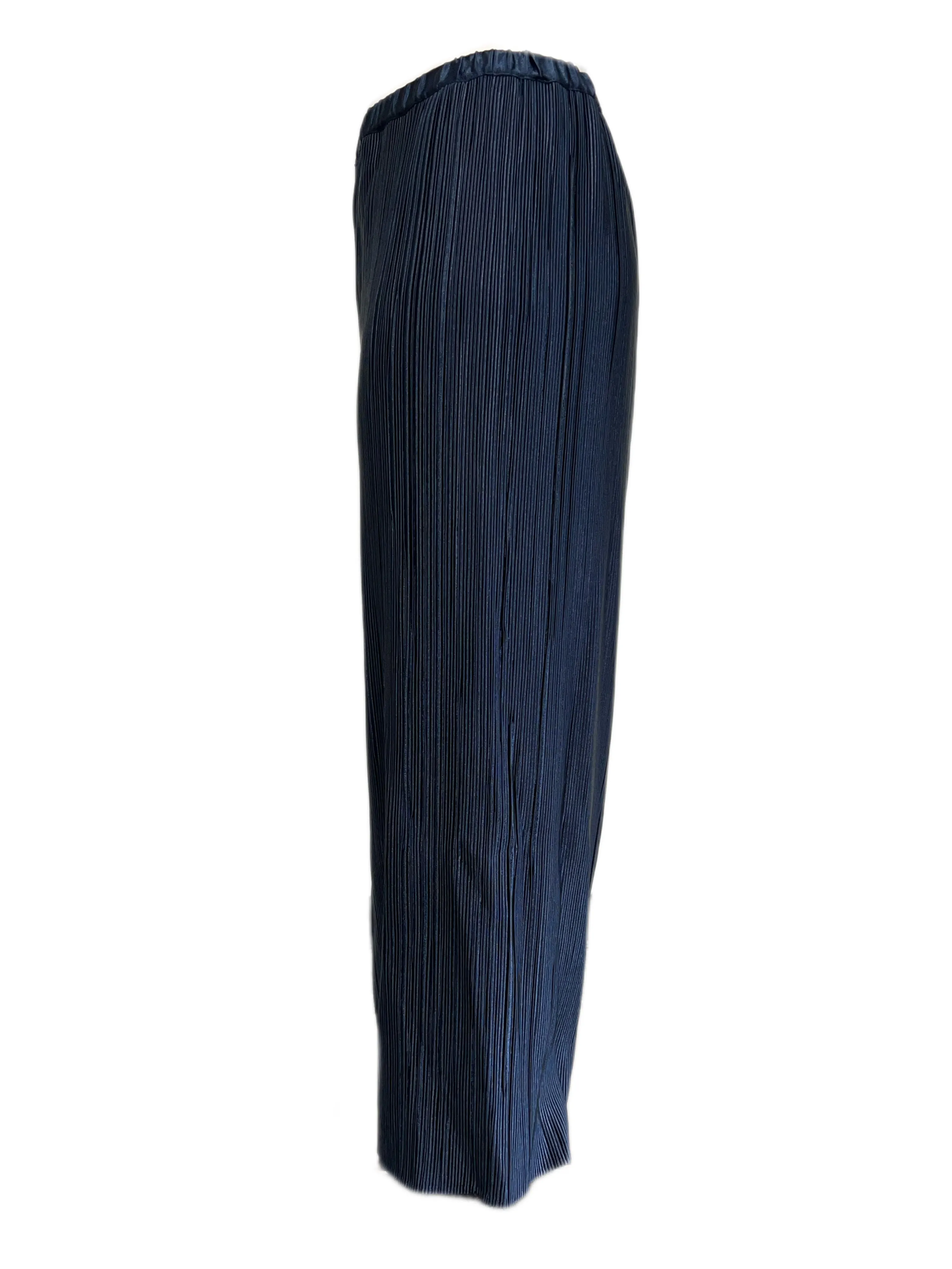 Marina Rinaldi Women's Navy Rima Pleated Wide Leg Pants Size XL NWT