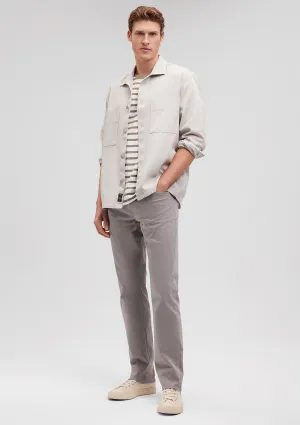 Martin Grey Flannel Comfort Gabardine Pants