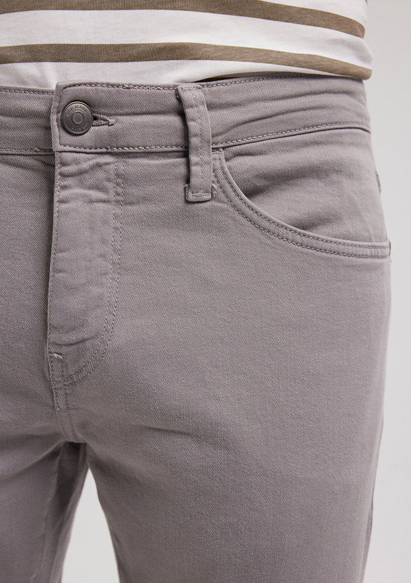 Martin Grey Flannel Comfort Gabardine Pants