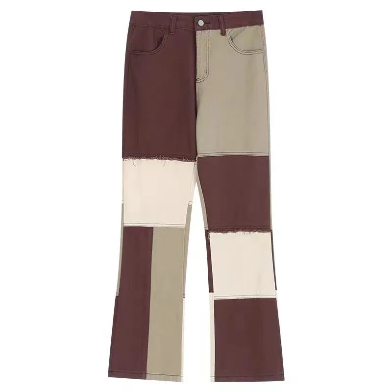 Men’s Color Block Tricolor Pants