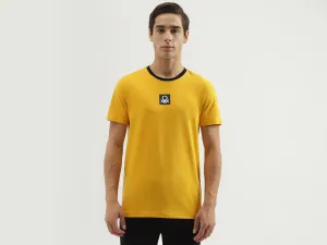 Men's Regular Fit Crew Neck Brand Logo T-Shirt