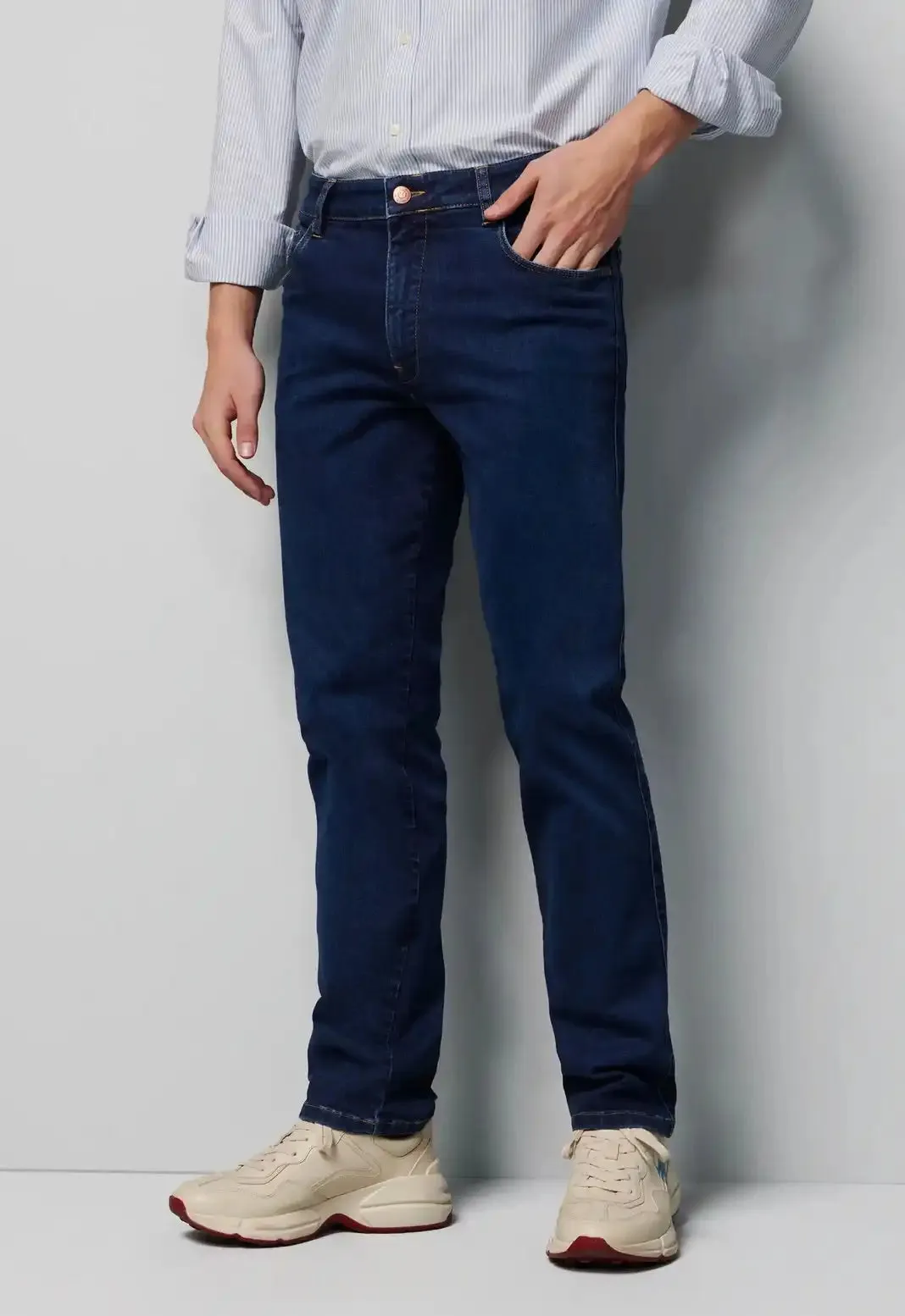 MEYER Men's Jeans M5 Regular Fit 9-6256/17 Stone Blue
