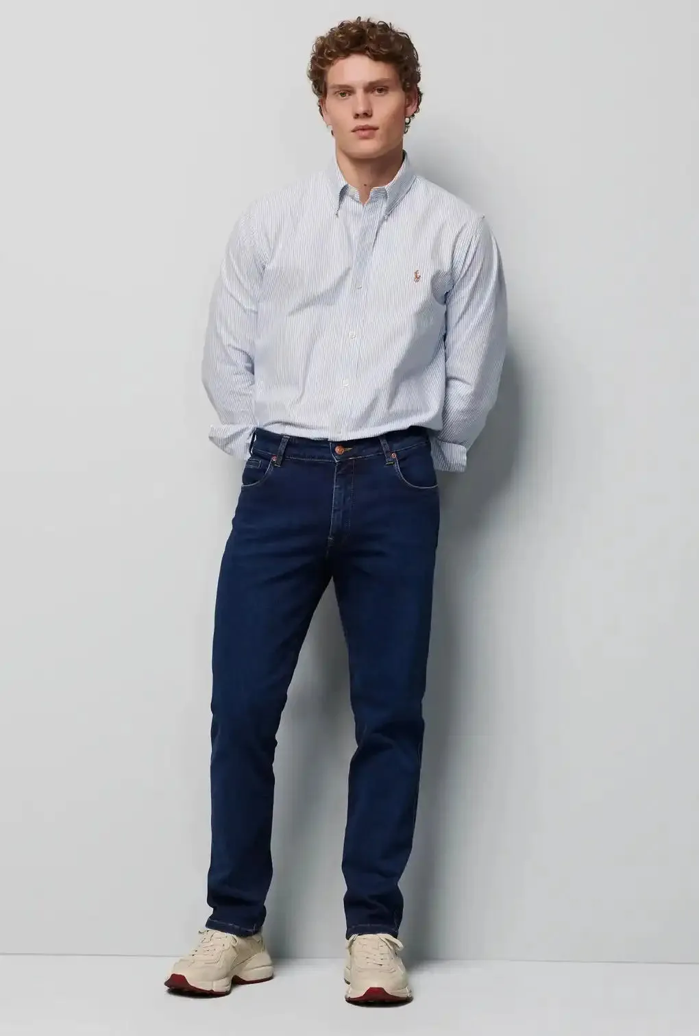 MEYER Men's Jeans M5 Regular Fit 9-6256/17 Stone Blue