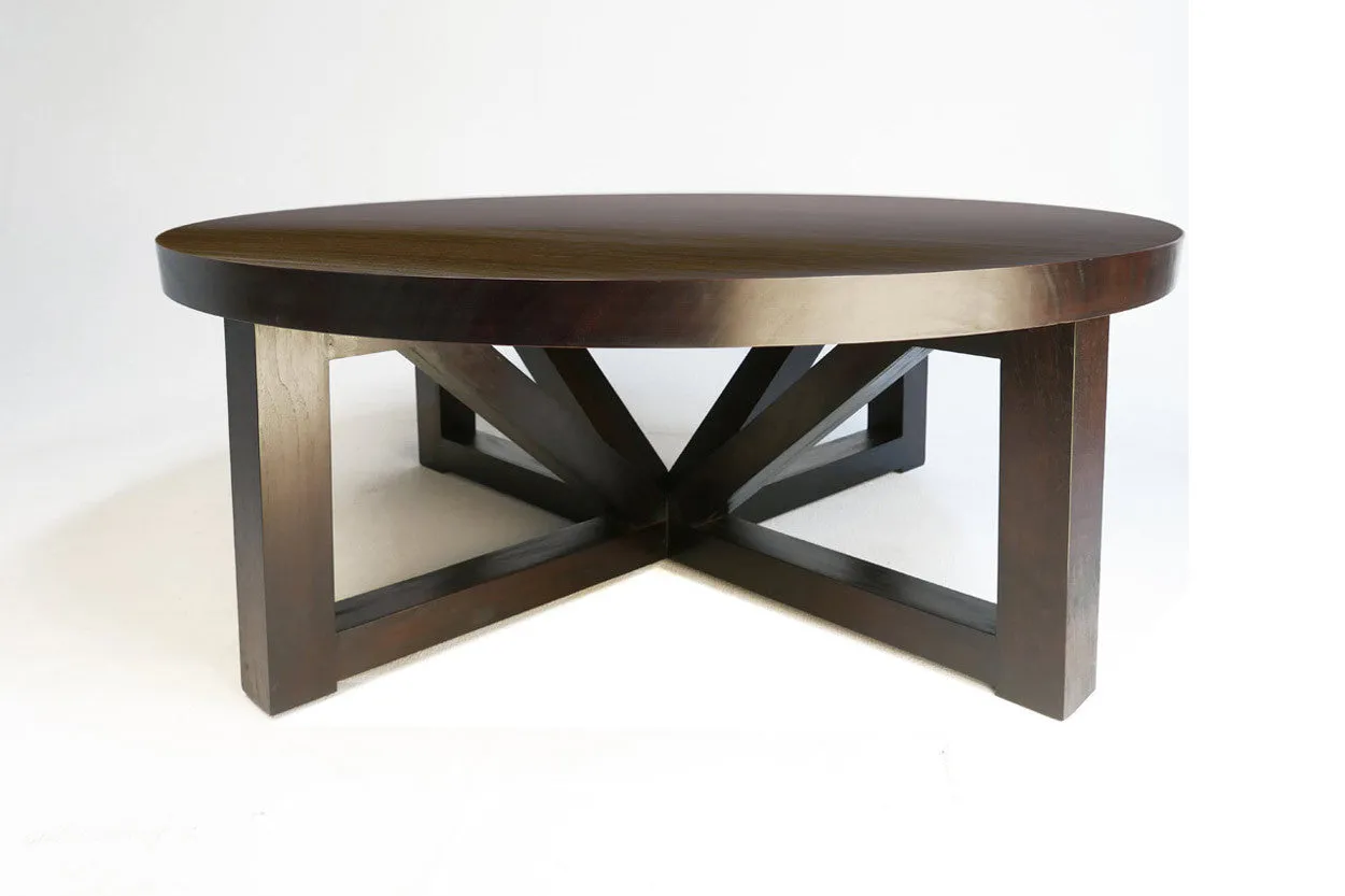 Modern Round Angle Leg Coffee Table