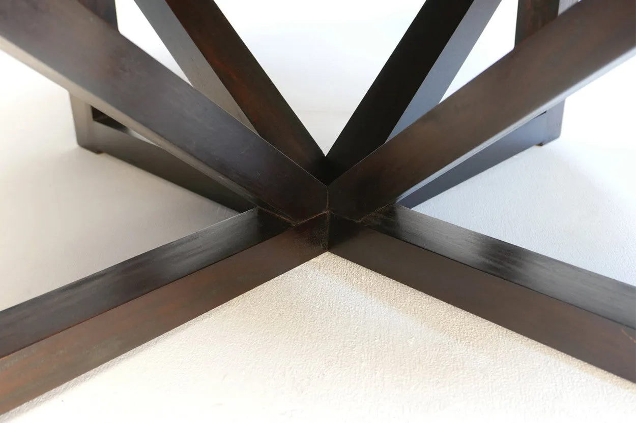 Modern Round Angle Leg Coffee Table