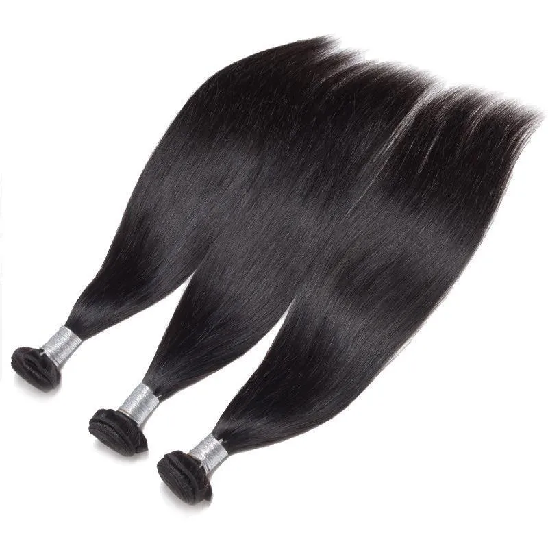 Modern Show 12A Grade 3 Bundles Brazilian Straight Natrural Black Virgin Remy Human Hair