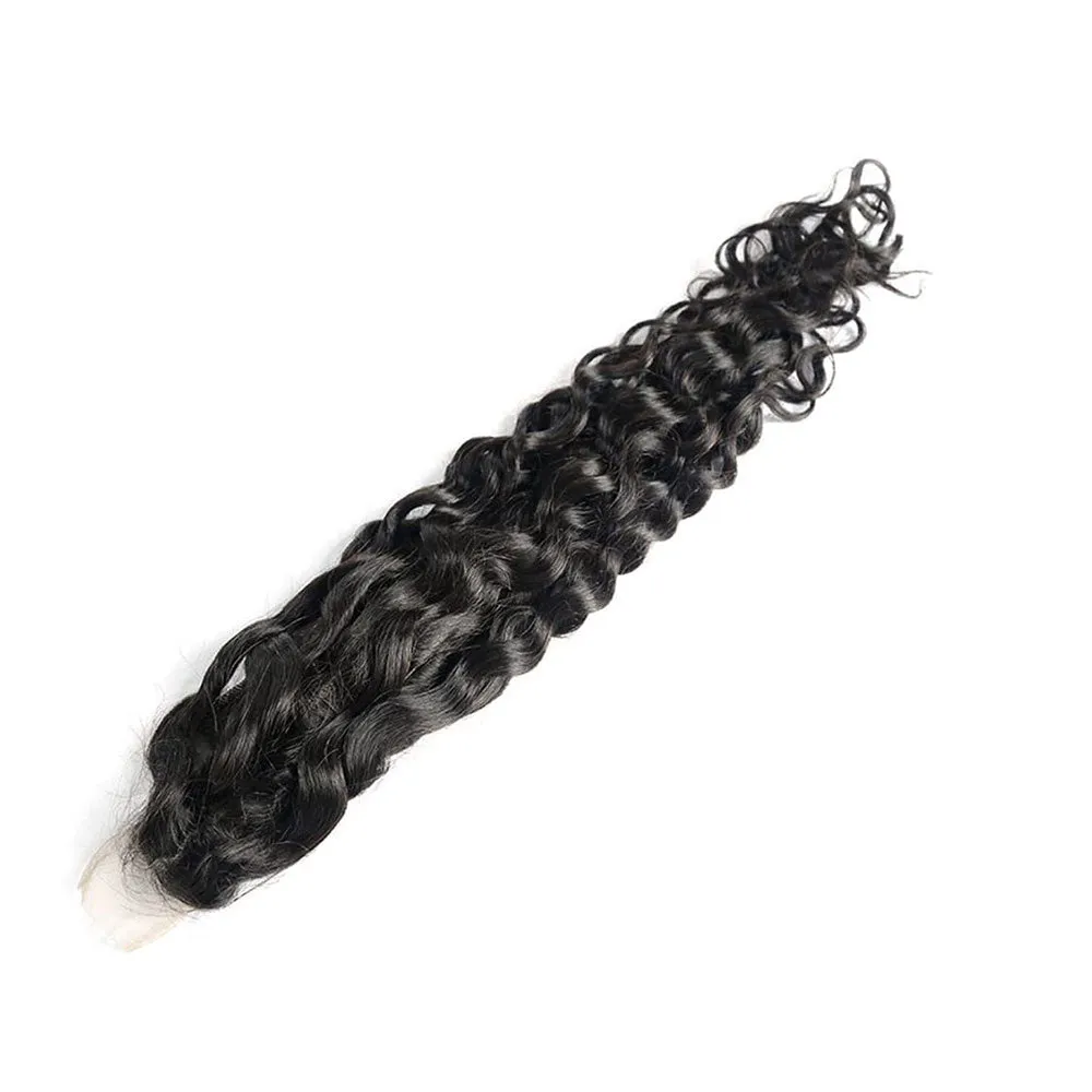 Modern Show 2x6 Water Wave Closure Remy Human Hair
