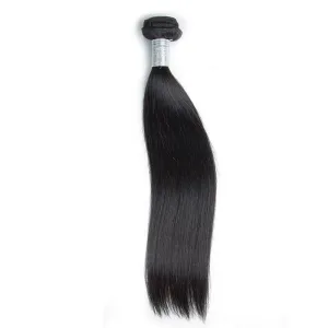 Modern Show Unprocessed Natural Black Indian Remy Straight Human Hair Weave 1 Bundle Deal