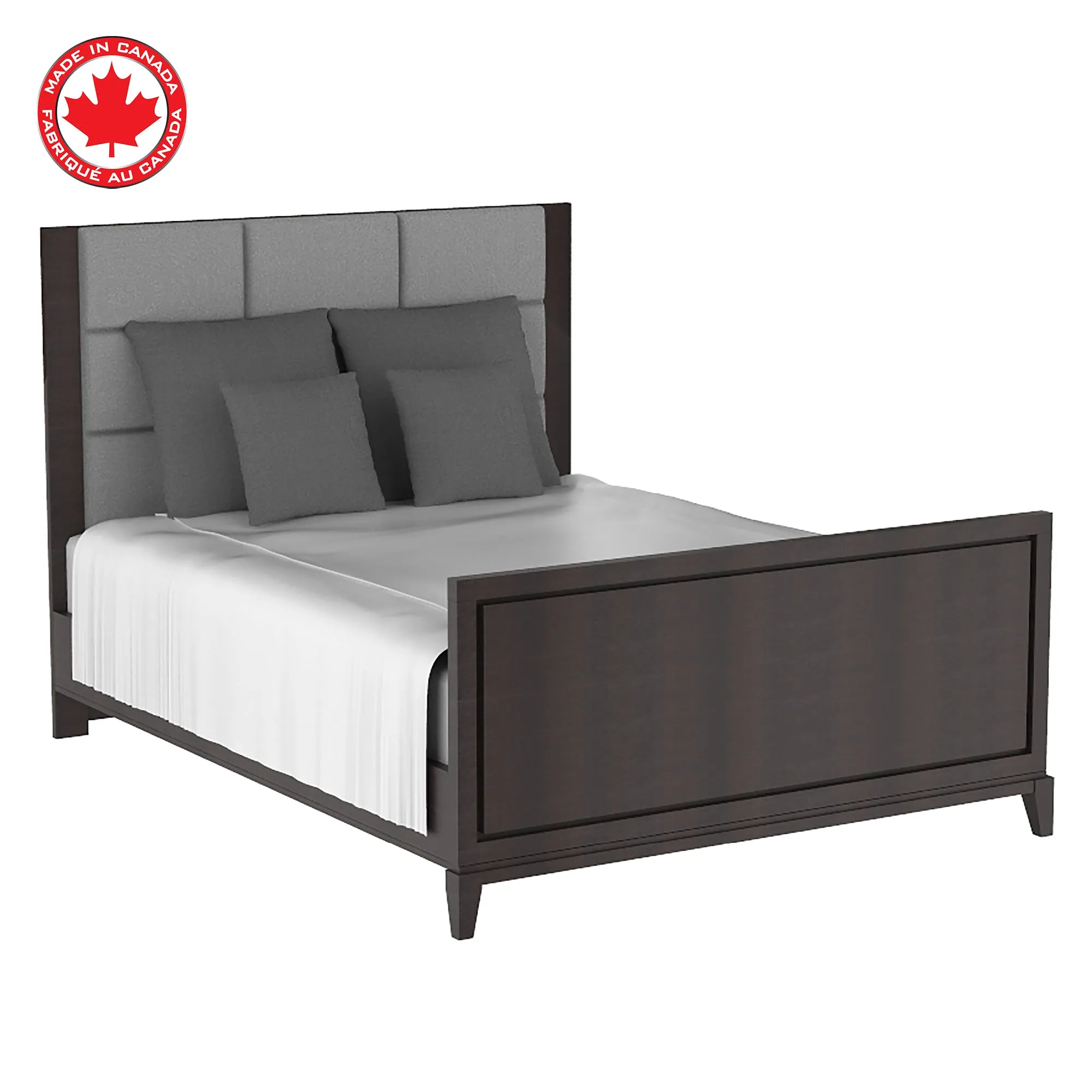 Moderna Queen bed, wood burn