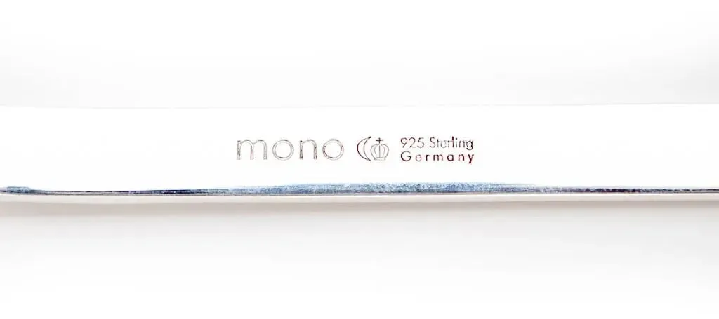 Mono-A Sterling Silver Dinner Fork