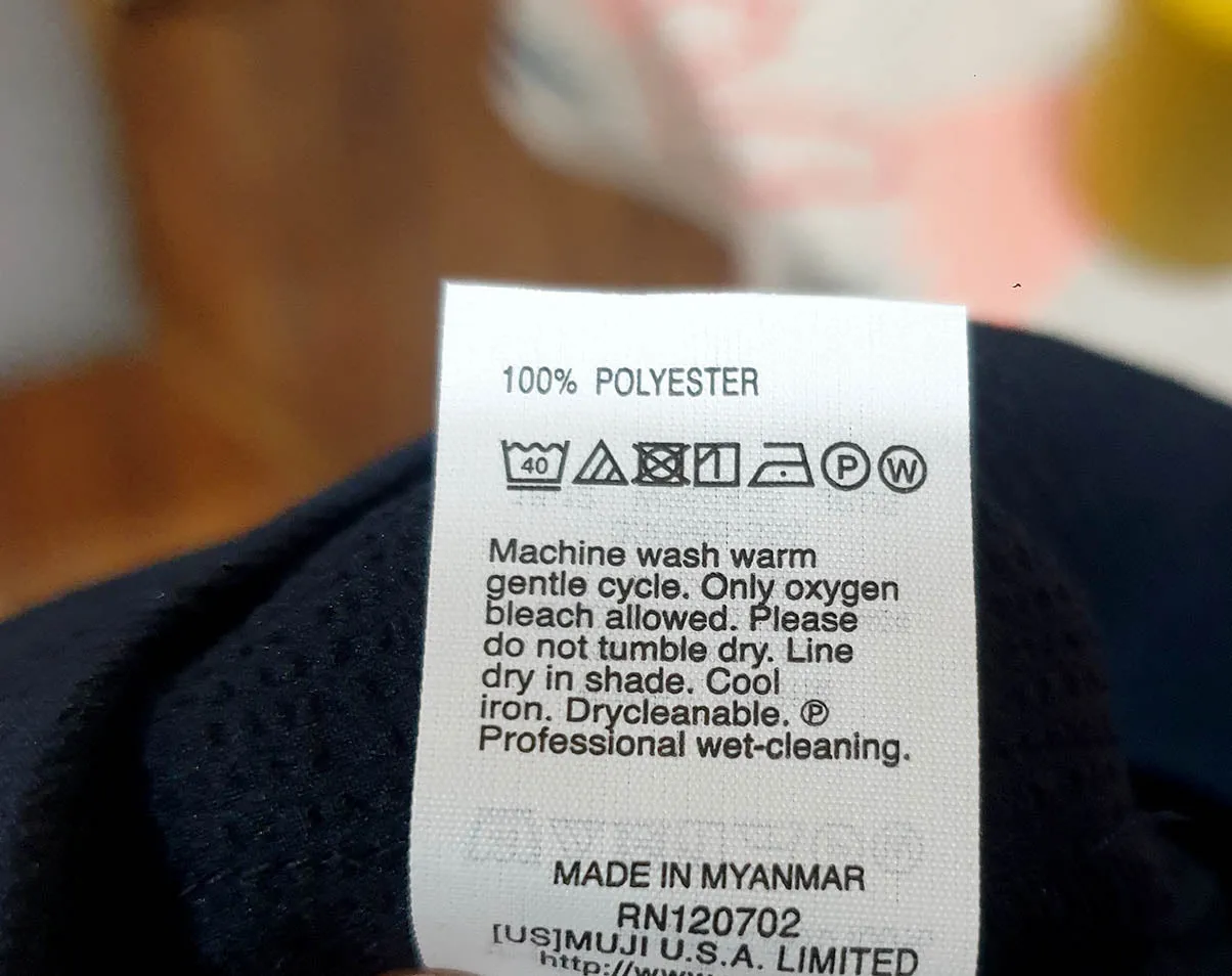 Muji navy wide leg pants size 14