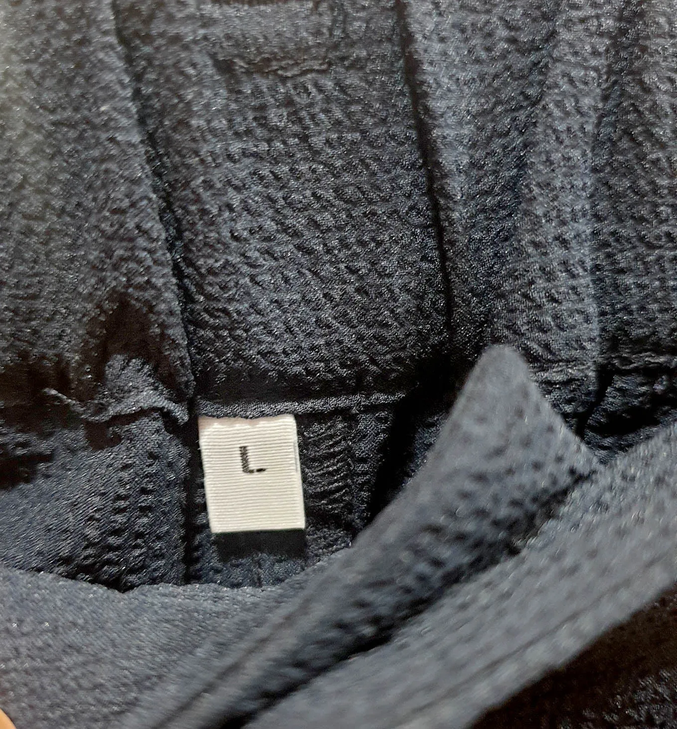 Muji navy wide leg pants size 14