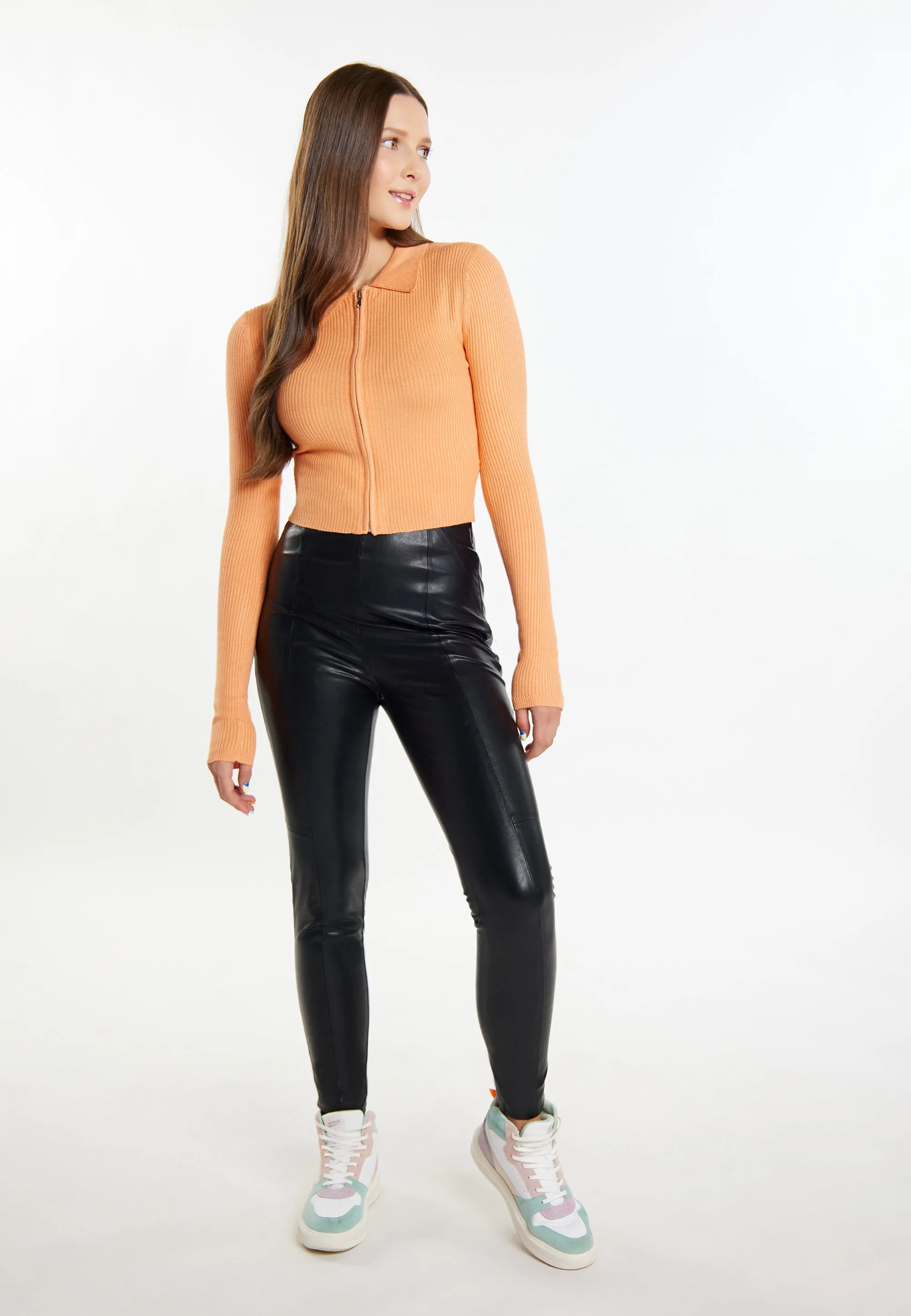 Mymo Women's Cropped Cardigan