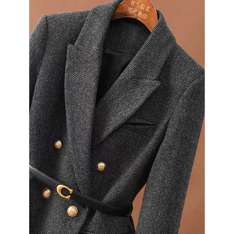 Natalie® | Classic wool blend blazer