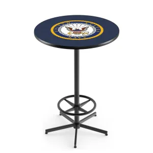 Navy Eagle Pub Table with Foot Rest*