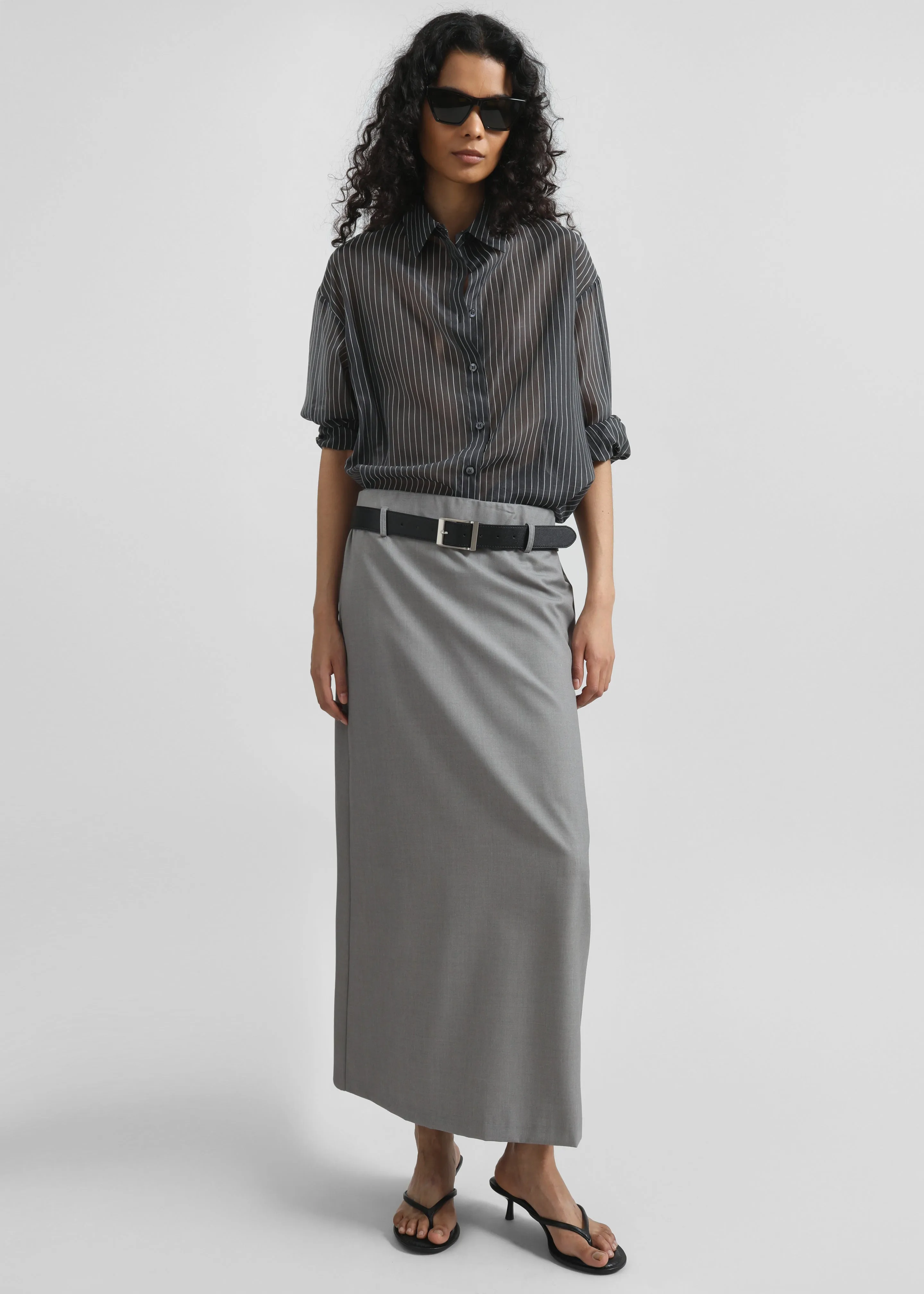 Neris Pencil Skirt - Grey