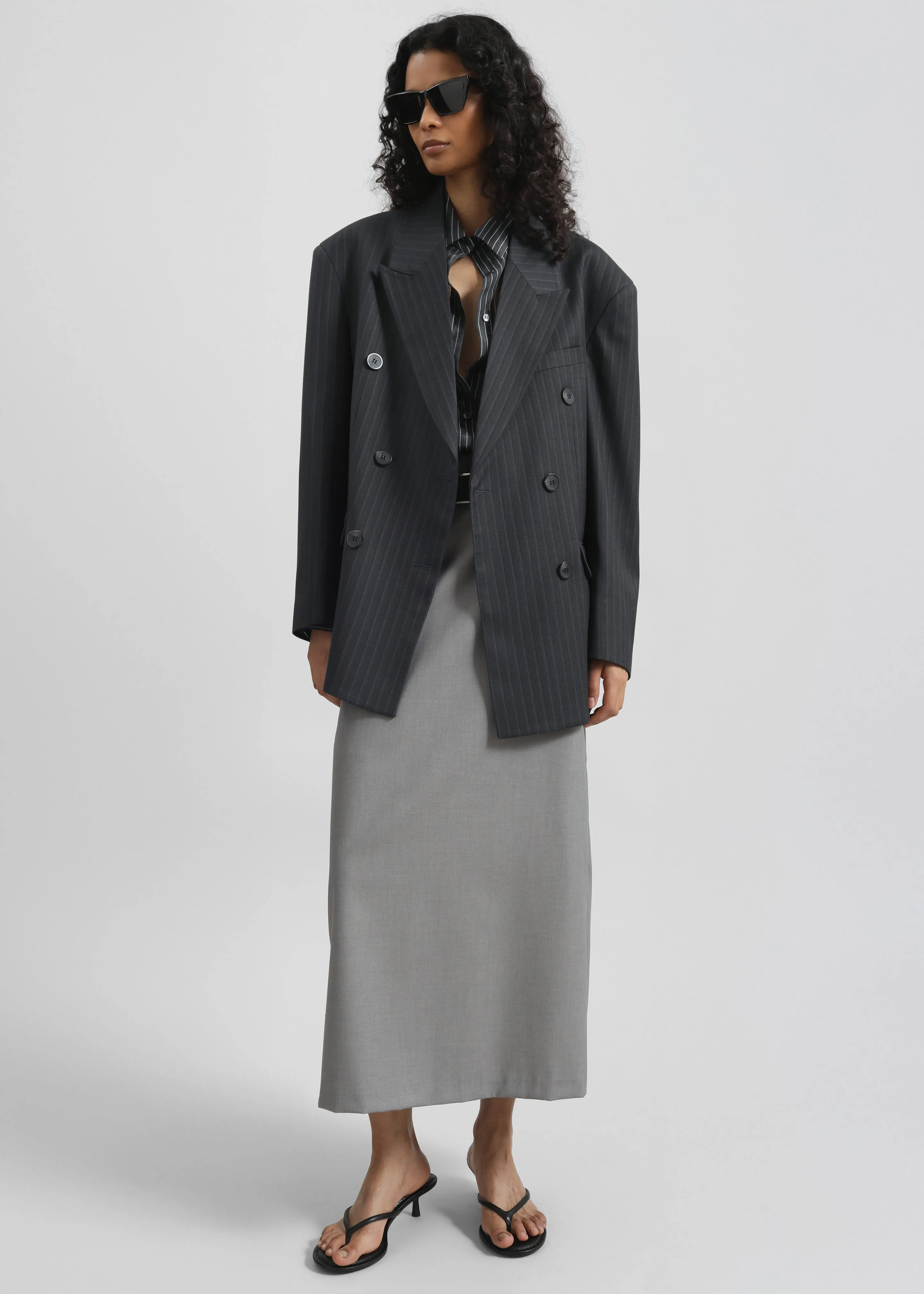 Neris Pencil Skirt - Grey