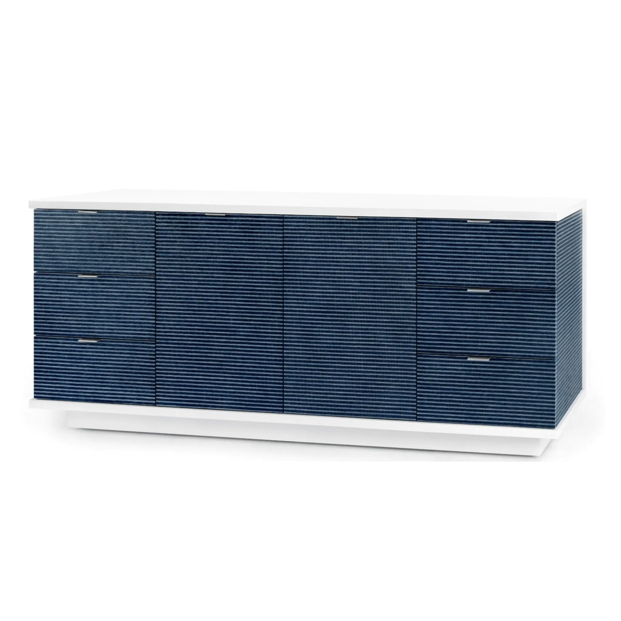 Nikki Beach Grasscloth Media Cabinet