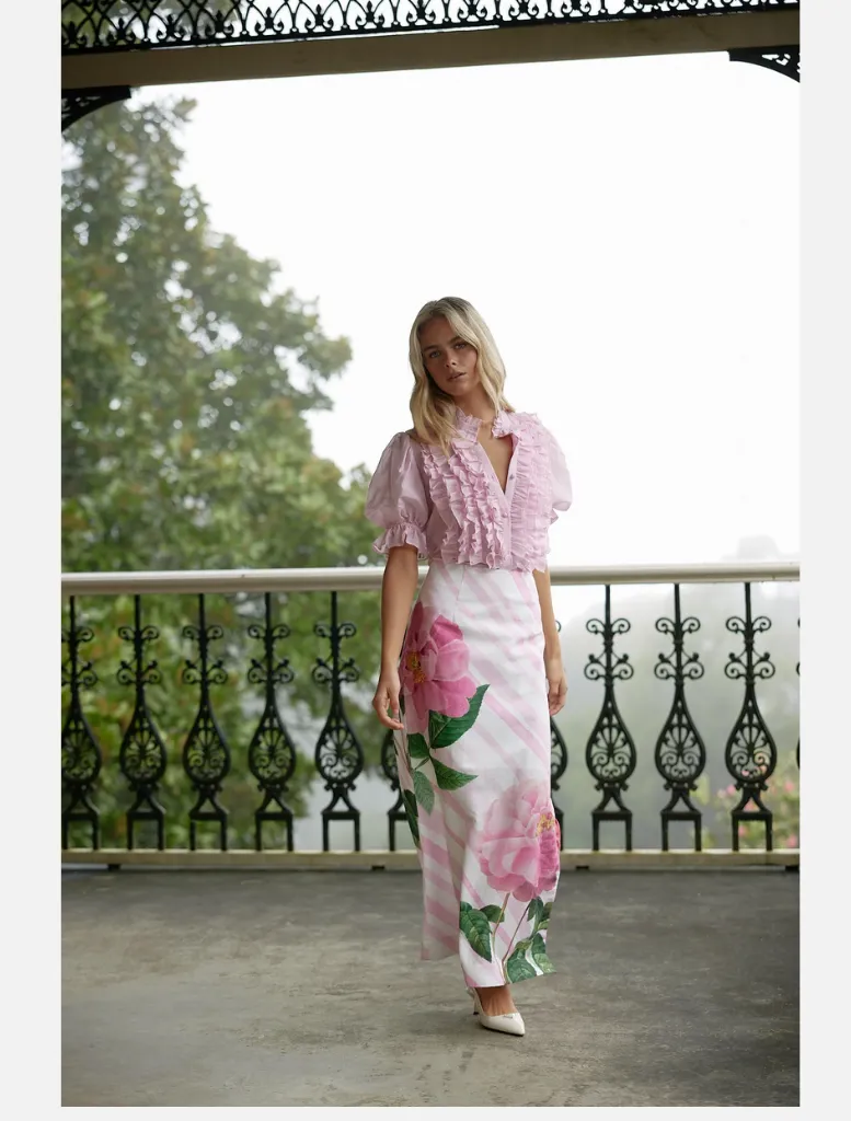 Nola Skirt In Baby Fleur