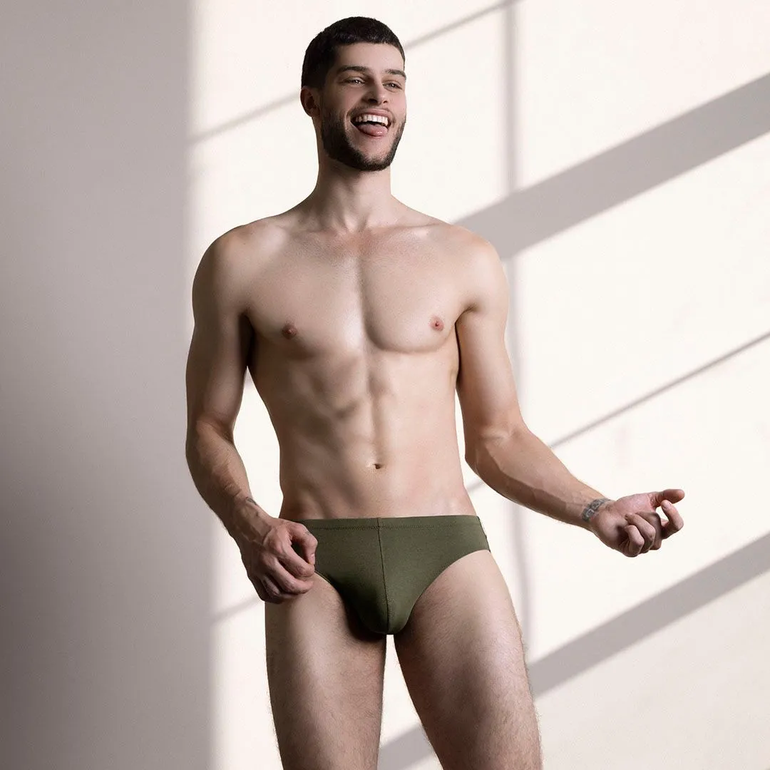 Nu Low Rise Brief Bristol Brown