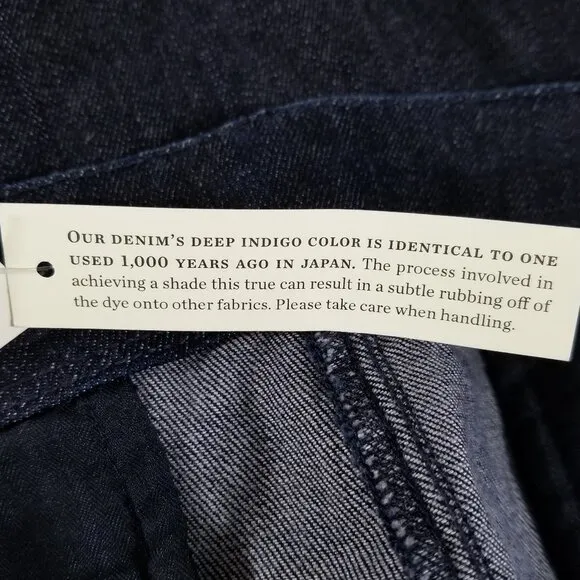 NWT Talbots Premium Indigo Jeans Womens Size 14x32 Signature Boot Cut Dark Denim
