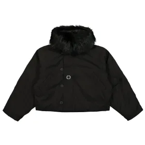 Nylon Logo Parka