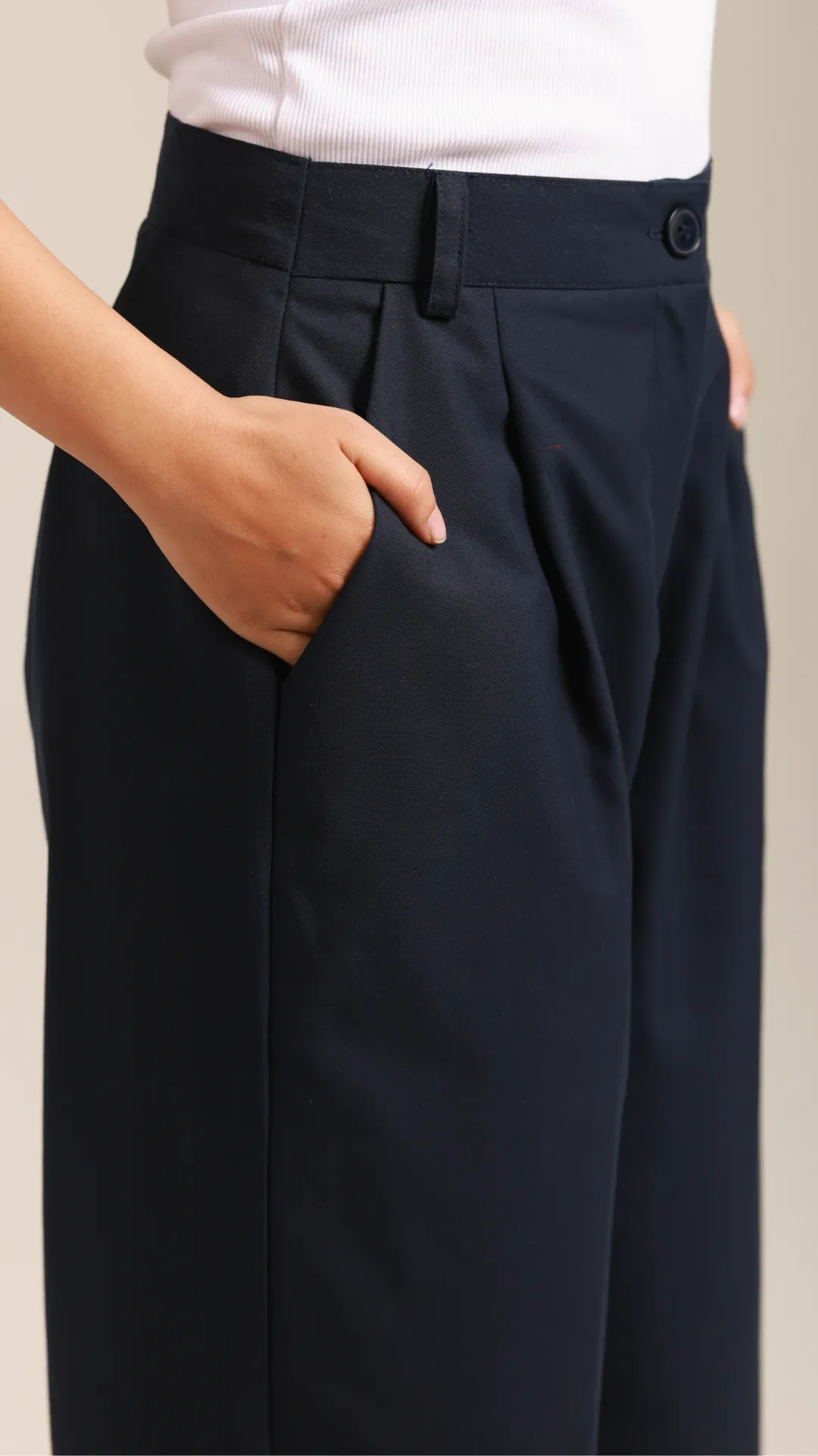 Ocean Whisper Tailored Pants