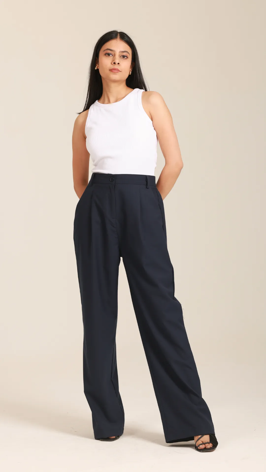 Ocean Whisper Tailored Pants