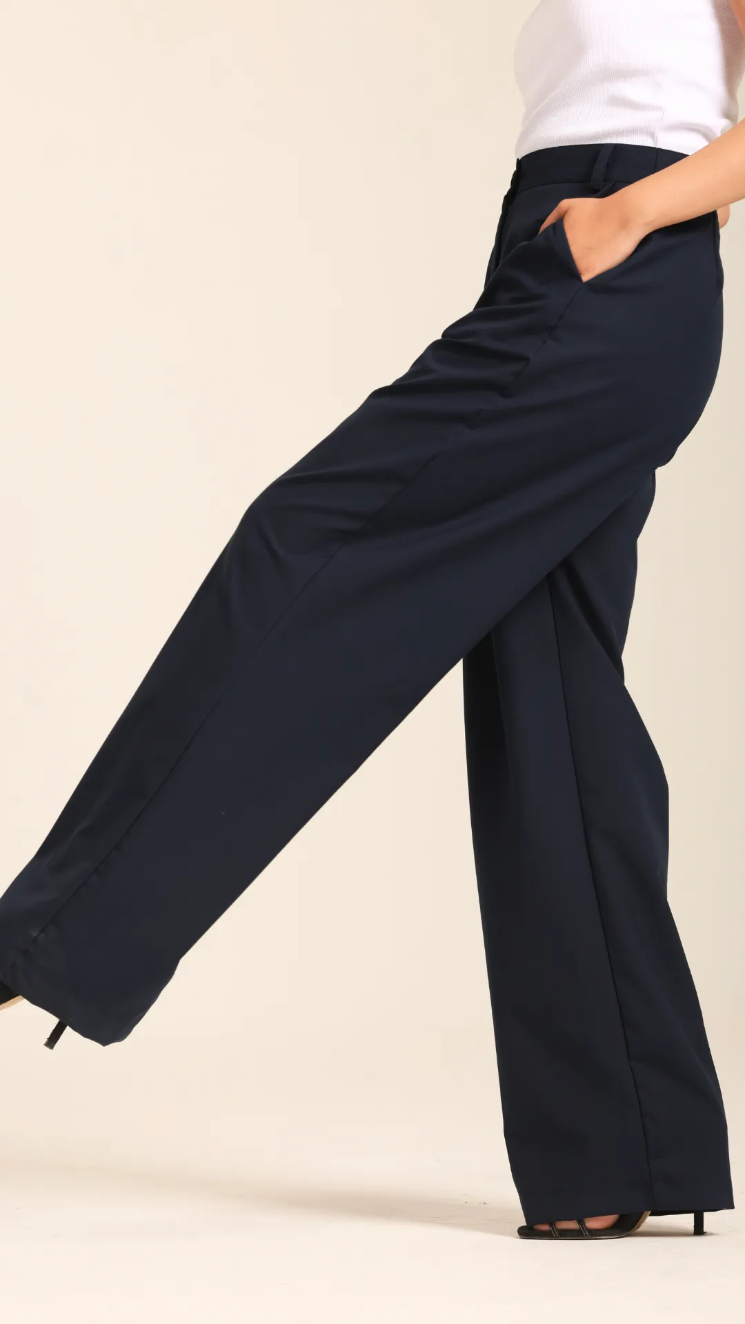 Ocean Whisper Tailored Pants