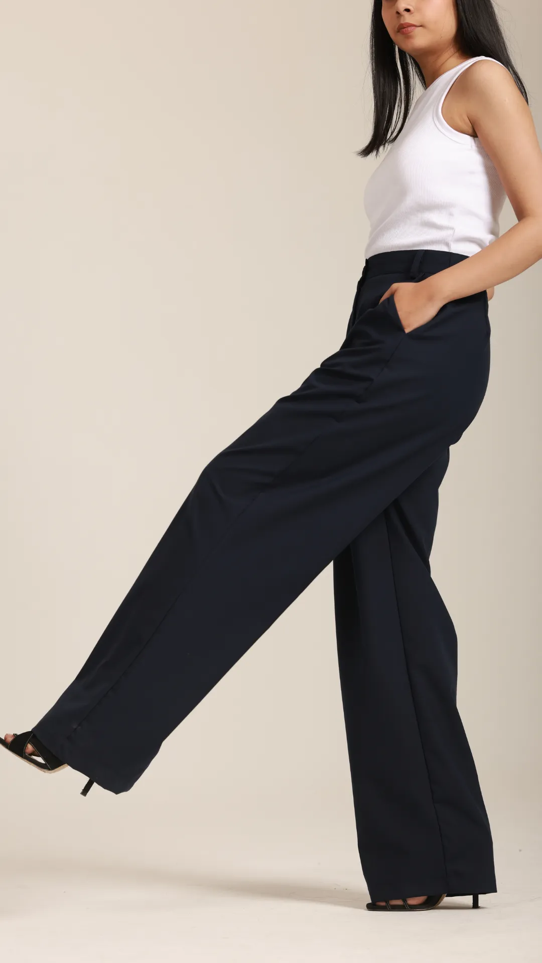 Ocean Whisper Tailored Pants