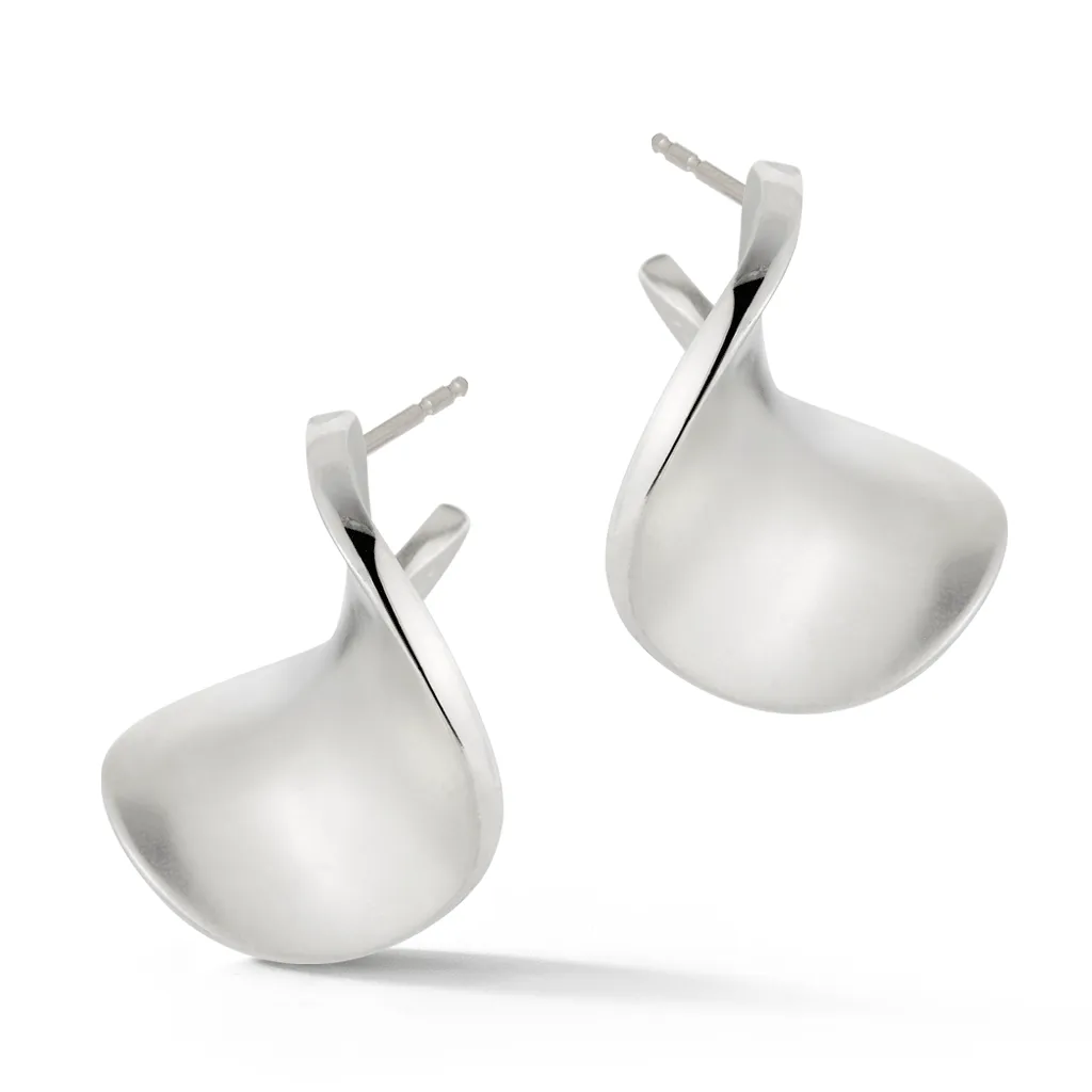 On The Edge Sterling Silver Earrings