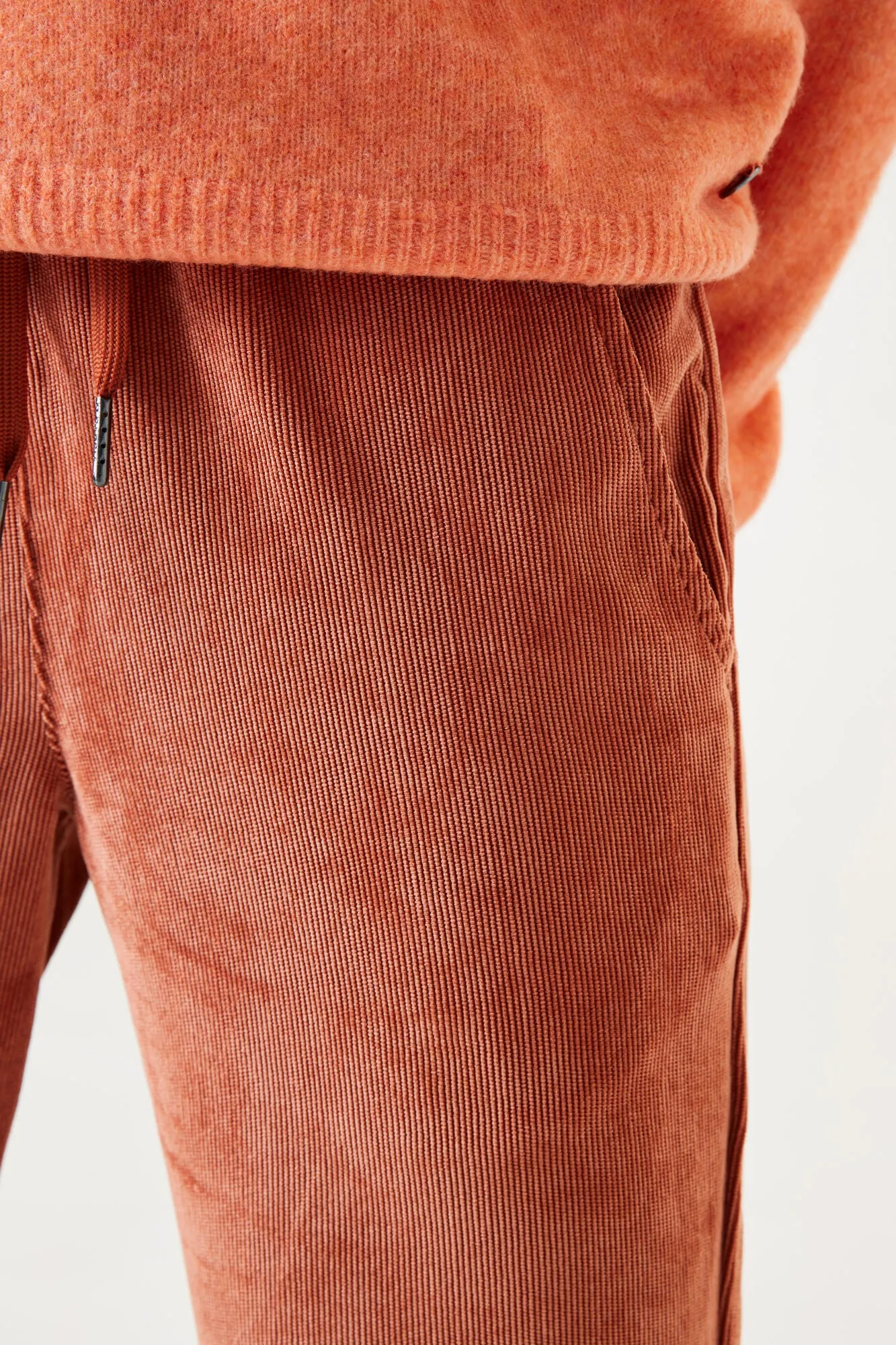 Orange Corduroy Pants