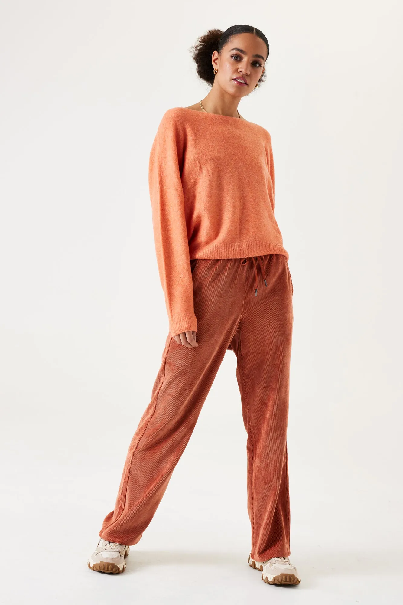 Orange Corduroy Pants