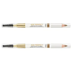 Pack of 2 L'Oreal Paris Age Perfect Magnifying Brow Pencil , Blonde 200