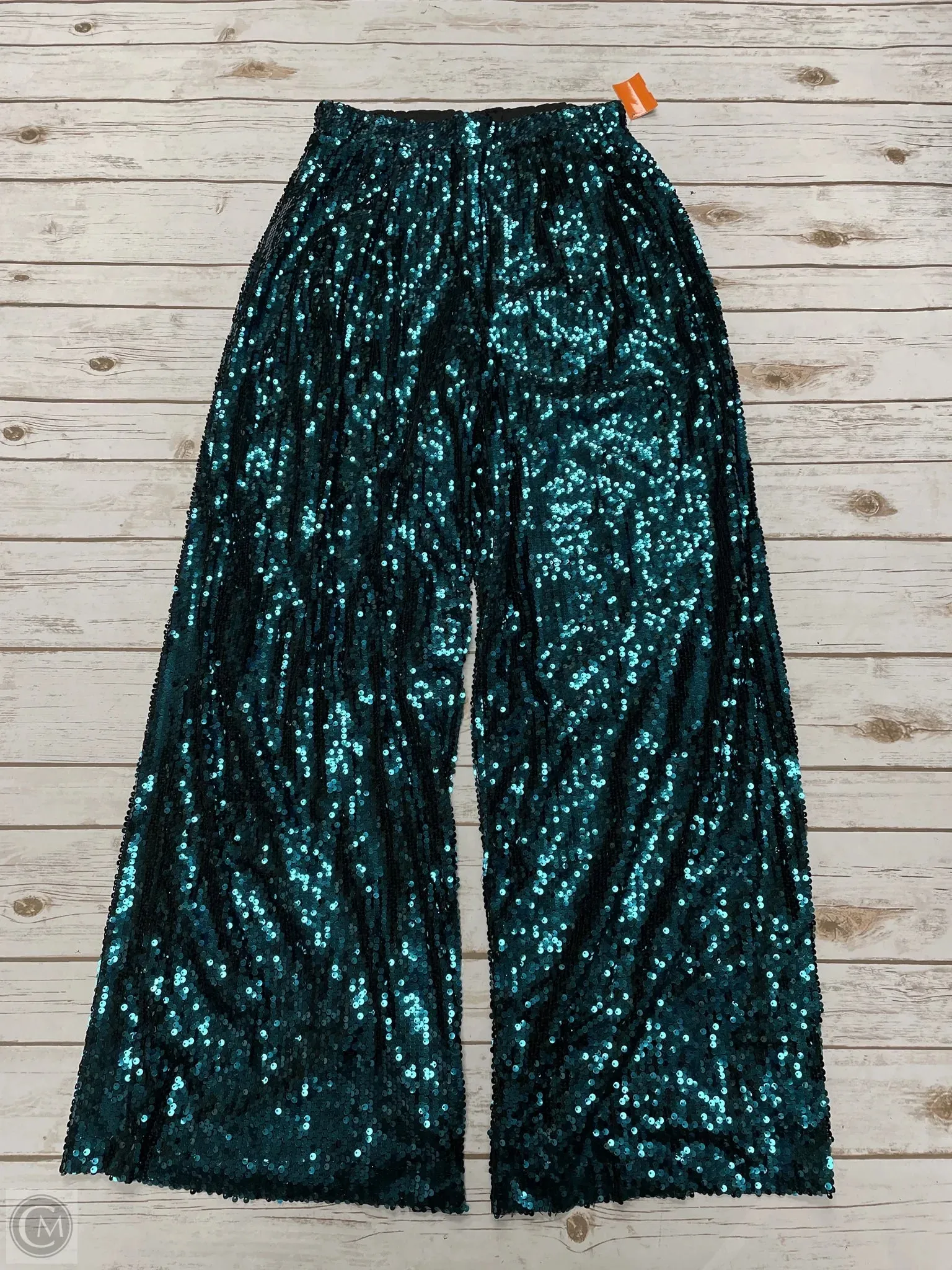 Pants Wide Leg By Fashion Nova In Green, Size: Xl