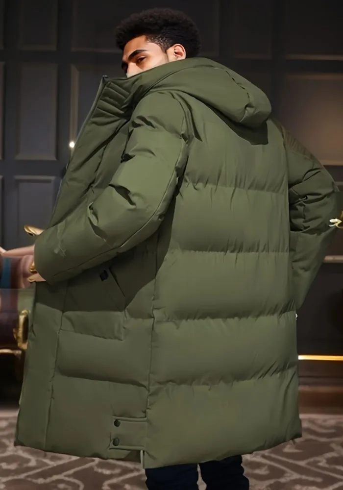 Parka d’hiver élégante pour homme idéale pour les journées froides