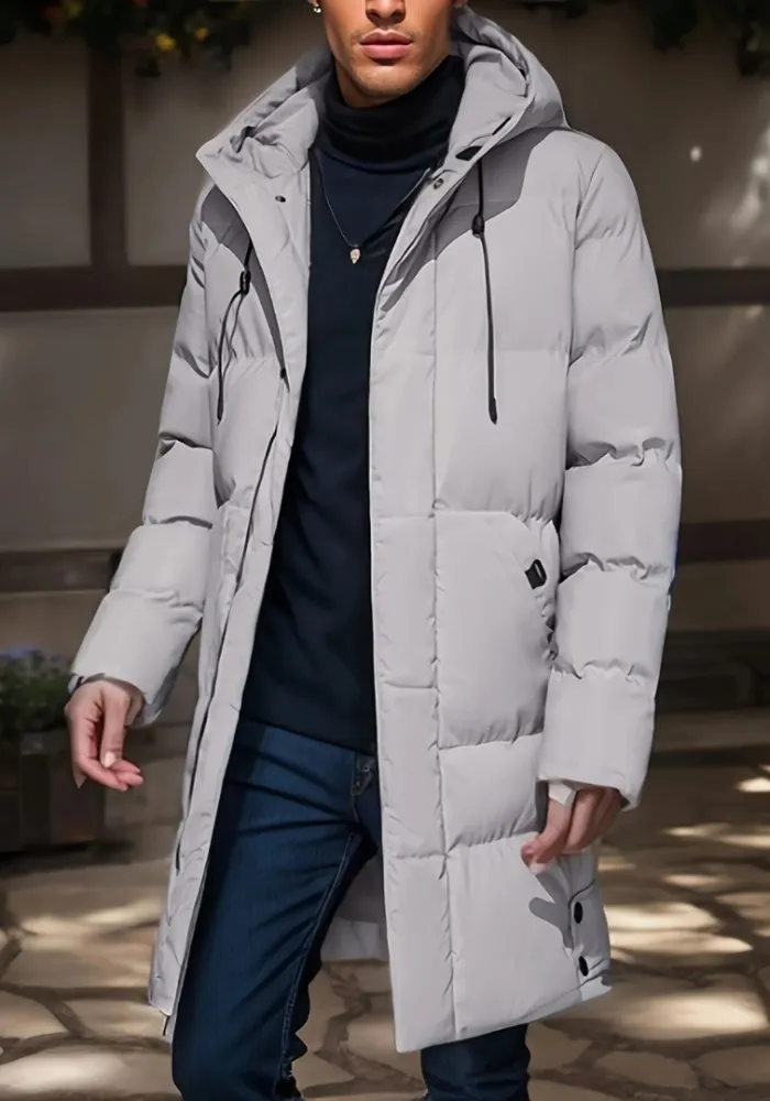 Parka d’hiver élégante pour homme idéale pour les journées froides