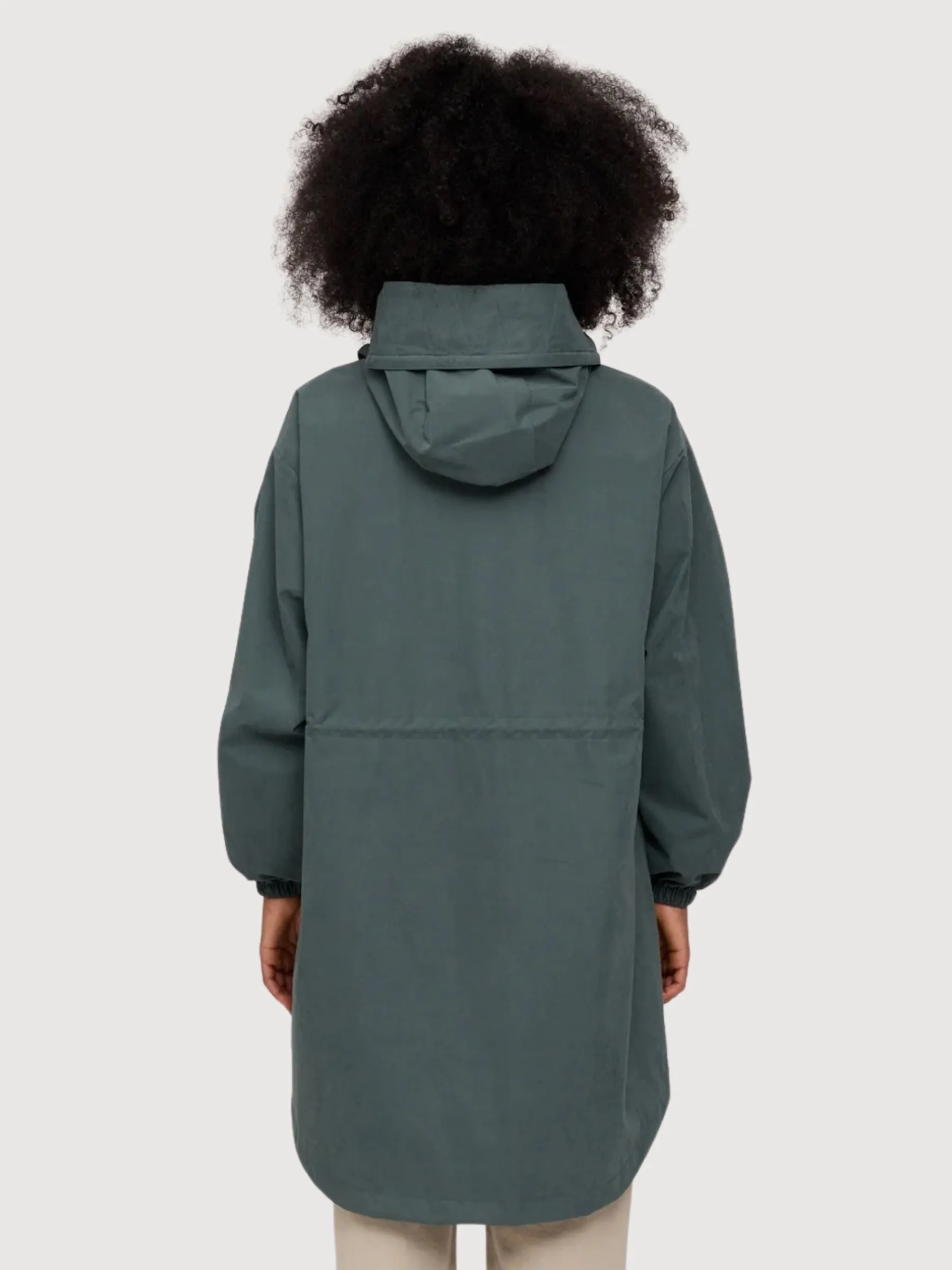 Parka Light Dark Green Woman | Mazine