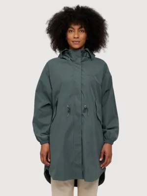 Parka Light Dark Green Woman | Mazine