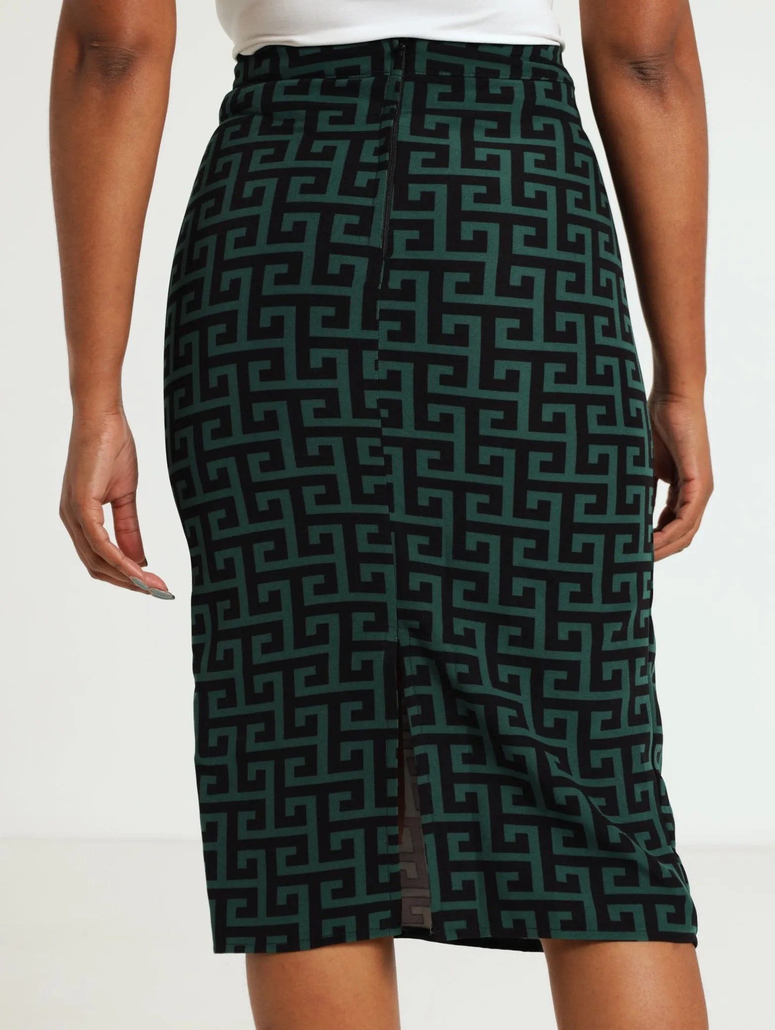 Pencil Skirt - Green