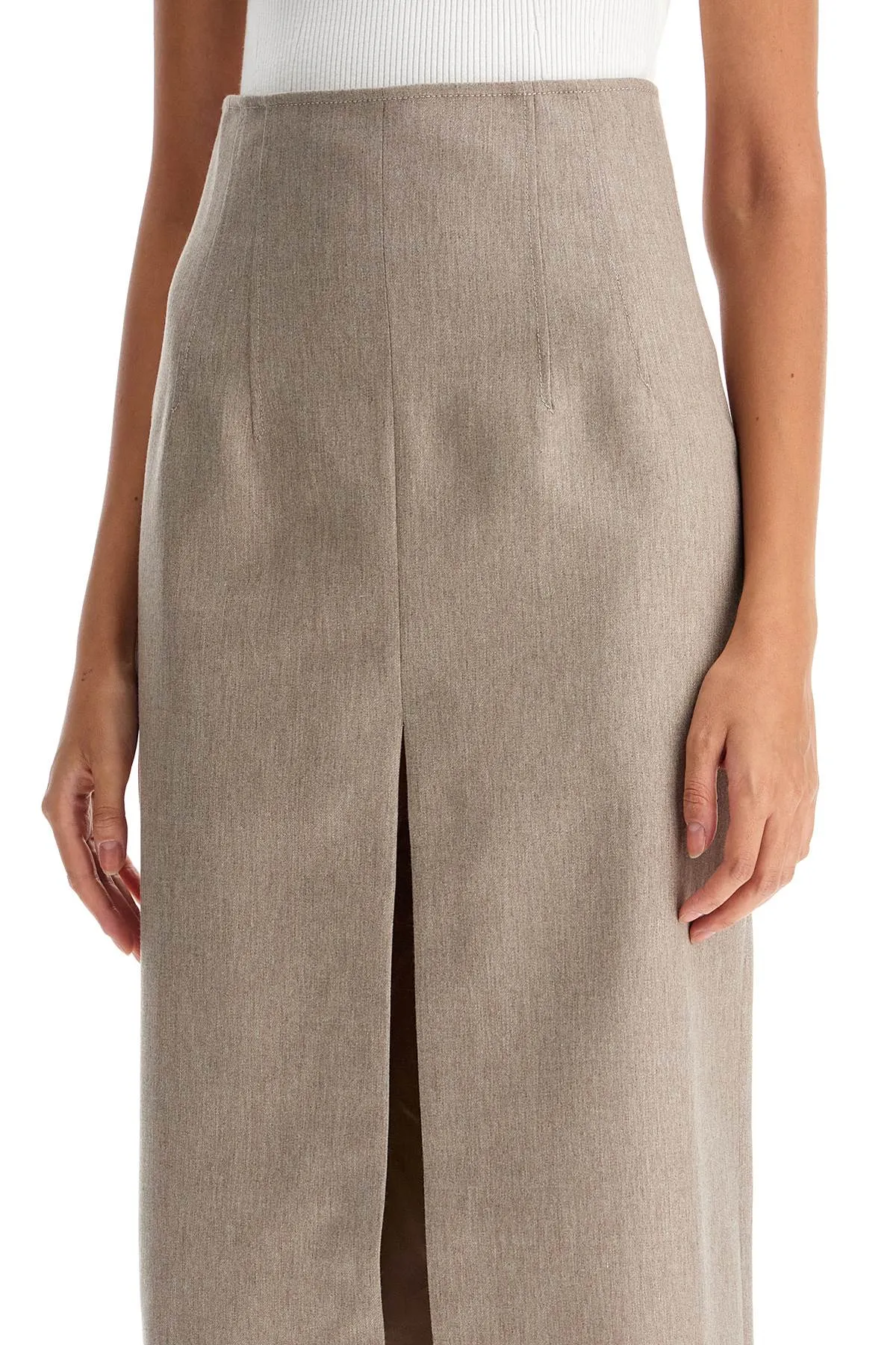 pencil skirt with slit