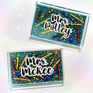 Personalized Teacher Trays/Name Plates